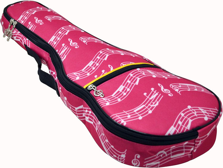 Ukulele Taschen Etui, 21" wasserdichtes Oxford Musiknoten-Etui Einzelschulter-Rucksack mit verstellb