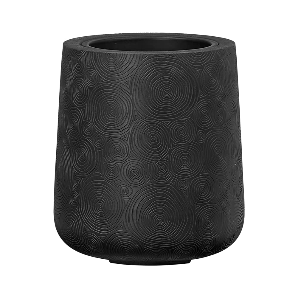 POETIC Pflanzgefäss MAHENO rund 57 Smoke Black