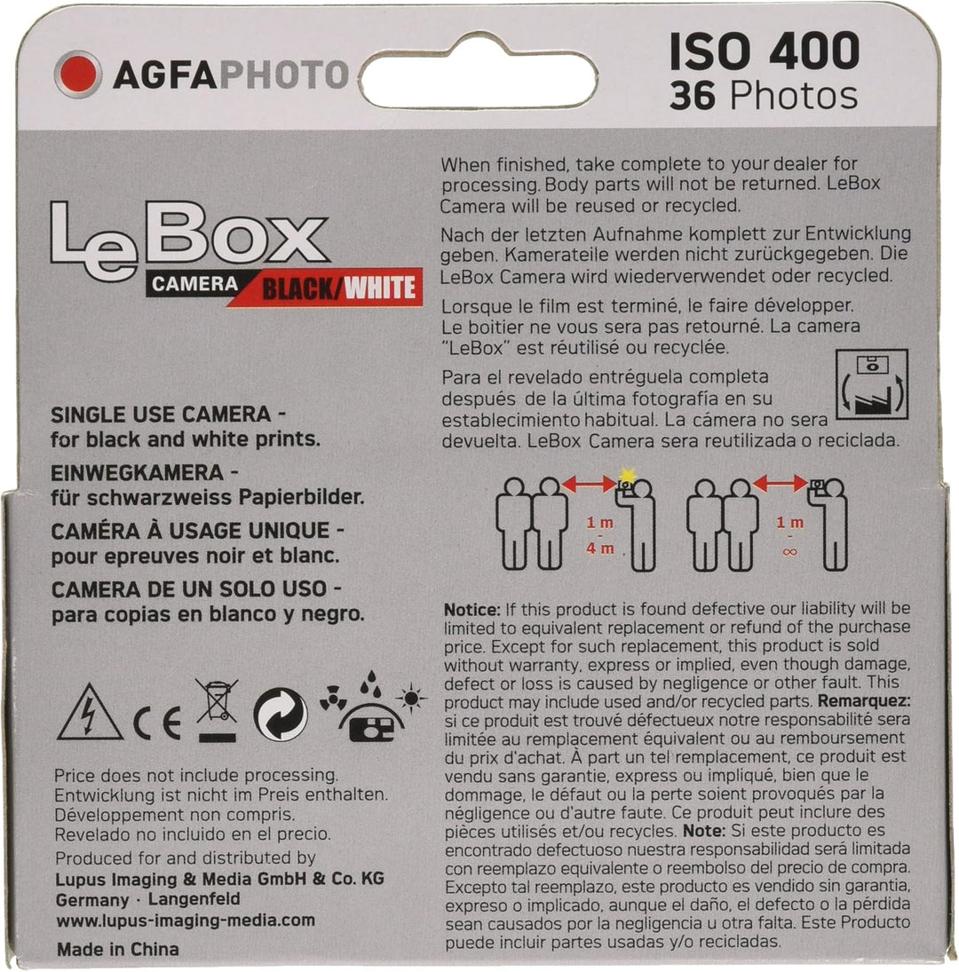 AgfaPhoto LeBox Black/White 36 Black /White, Black /White