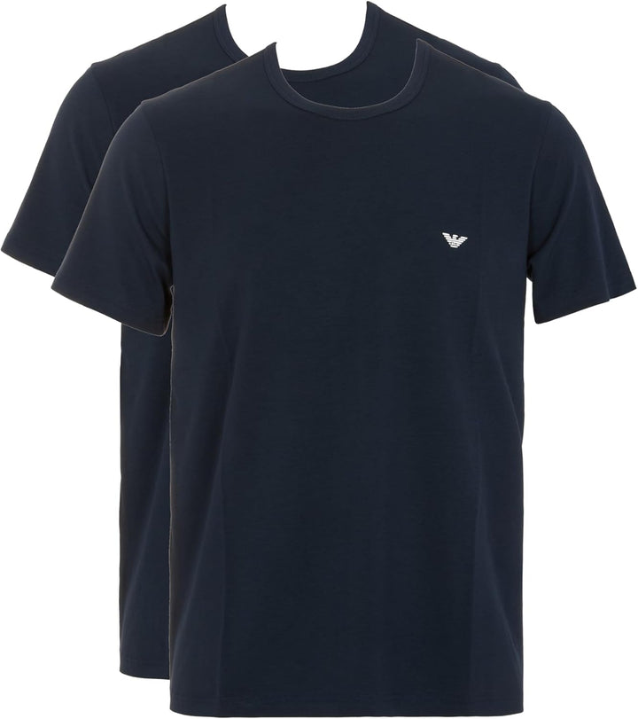 Emporio Armani T-Shirts-kurze Ärmel Herren S Armani Blue/Armani Blue, S Armani Blue/Armani Blue