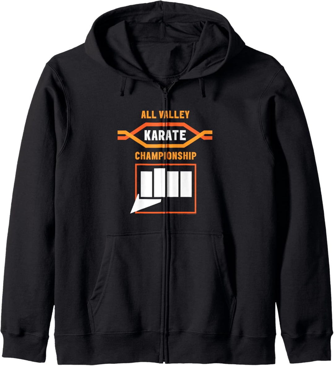 Cobra Kai All Valley Logo and Faust Kapuzenjacke