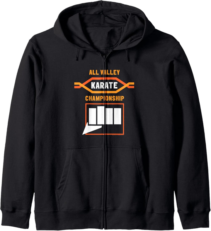 Cobra Kai All Valley Logo and Faust Kapuzenjacke