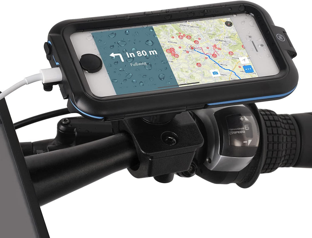 Wicked Chili Tour Case kompatibel mit iPhone SE (2016), 5S, 5 - Fahrrad Handy Halterung mit Lightnin