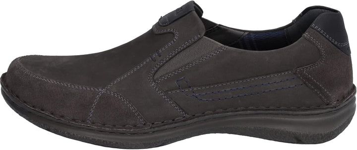 Josef Seibel Herren Slipper Anvers 63,Weite K (Extra weit),Wechselfussbett 40 EU X-Weit Grau Granit,