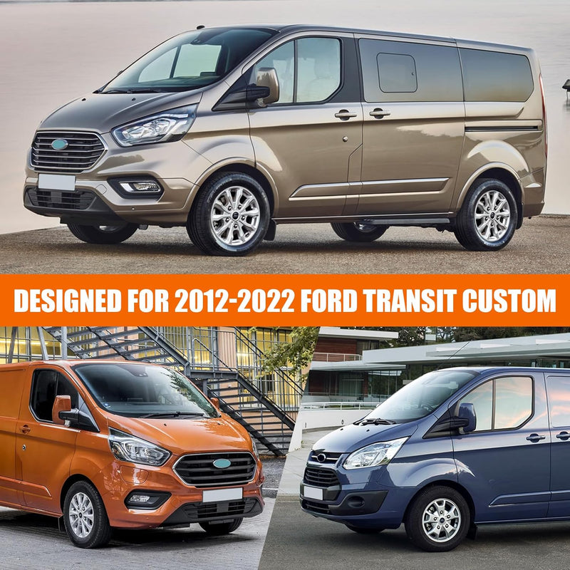 Autoabdeckung Vollgarage Ersatz für Ford Transit Custom 2012-2022, 300D Allwetter Autoabdeckung für