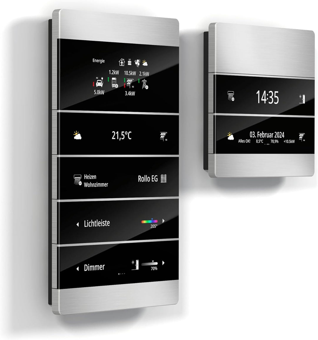 enertex MeTa² Premium Raumkontroller (Aluminium), Aluminium
