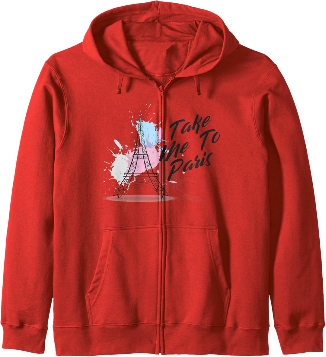 Vintage Paris and Eiffel Tower Gifts T'aime Paris Kapuzenjacke