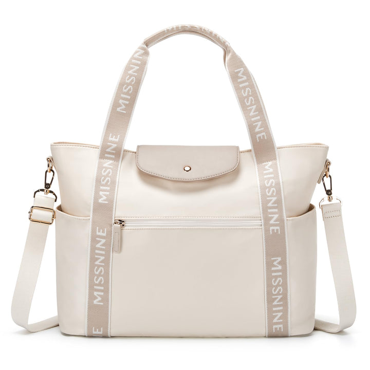 Missnine Handtasche Laptoptasche Damen 15,6-Zoll-Laptoptasche Tote Bag Leichte Arbeitstasche Shopper