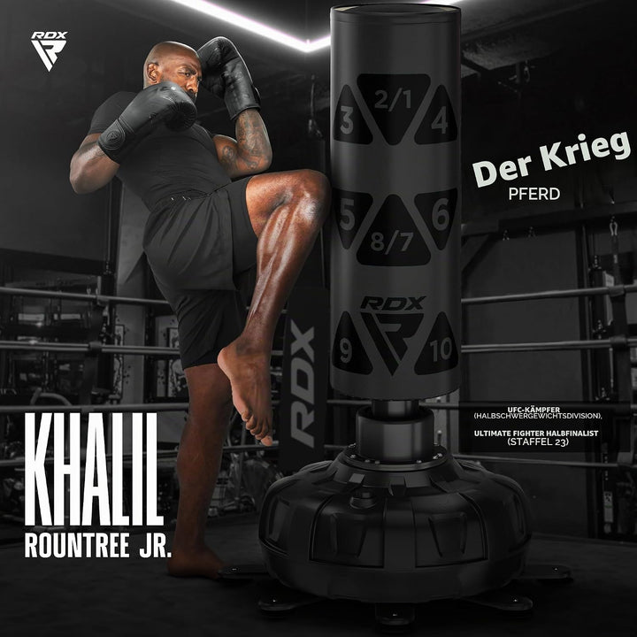 RDX 6FT 330LB Boxsack Stehend Erwachsene, Trainingshandschuhe und Überzug Set XXL Freistehender Stan