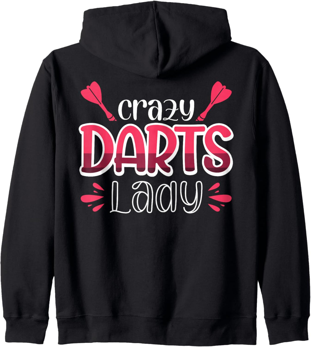 Verrückte Darts-Dame Kapuzenjacke