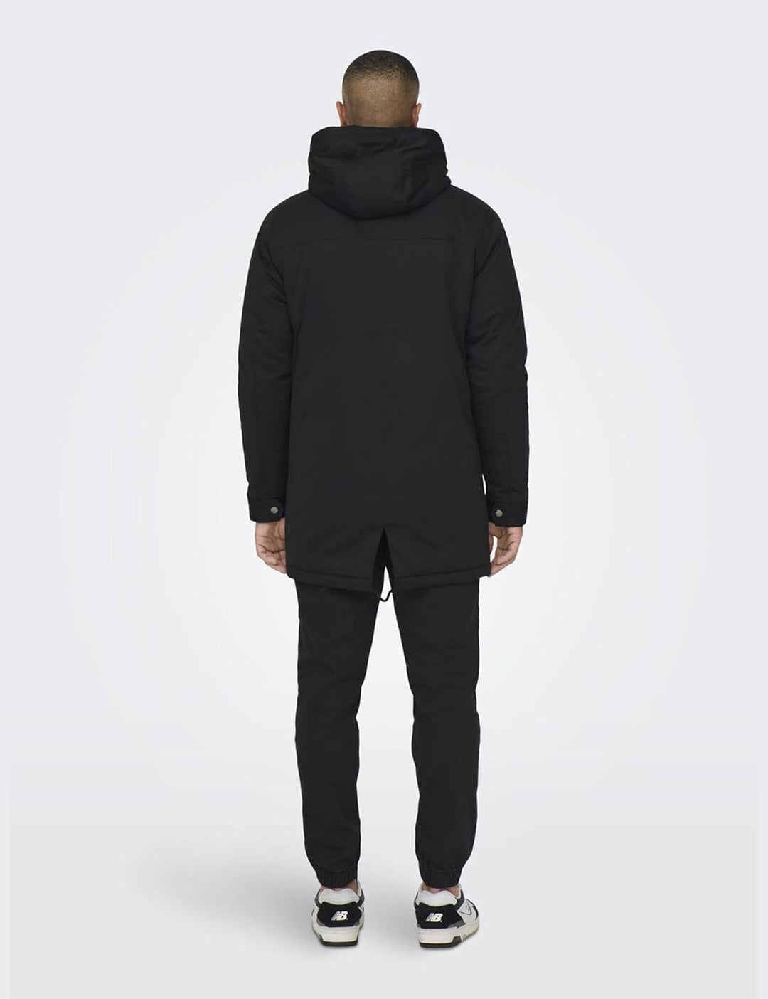 ONLY & SONS Herren Onsalexander OTW Noos Vd Parka S Schwarz, S Schwarz