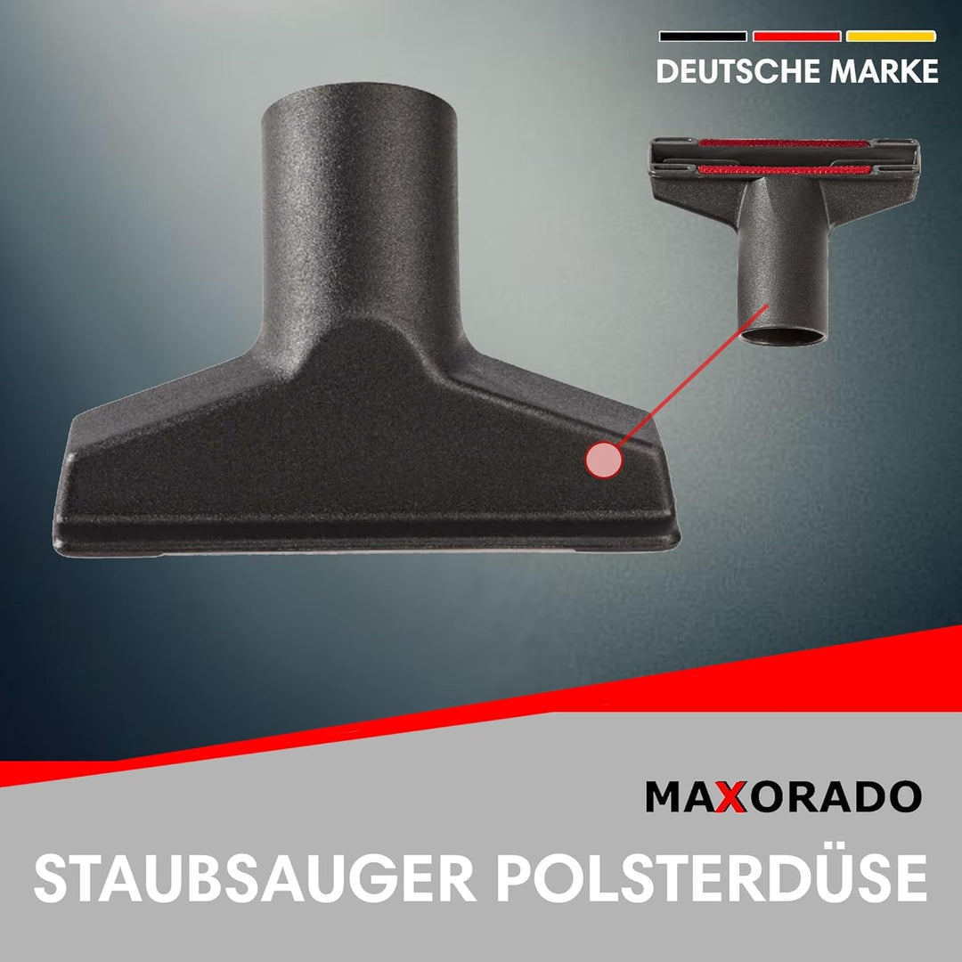 XL Zubehör Set I 35mm Staubsaugerrohr Kombidüse Staubpinsel Fugendüse Möbelpinsel Staubsauger Rohr p