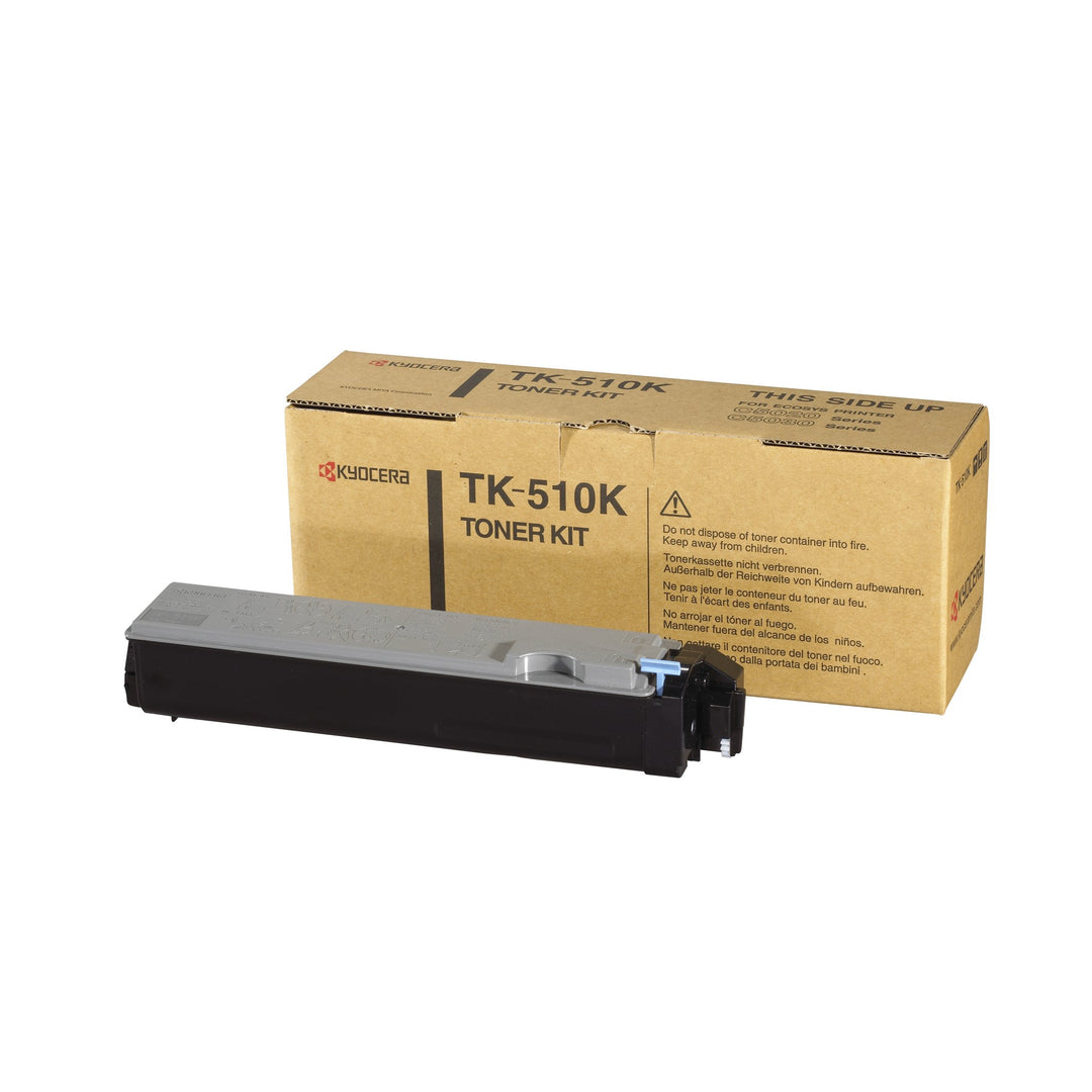 Kyocera TK-510K Schwarz. Original Toner-Kartusche 1T02F30EU0. Kompatibel für FS-C5020N, FS-C5025N, F