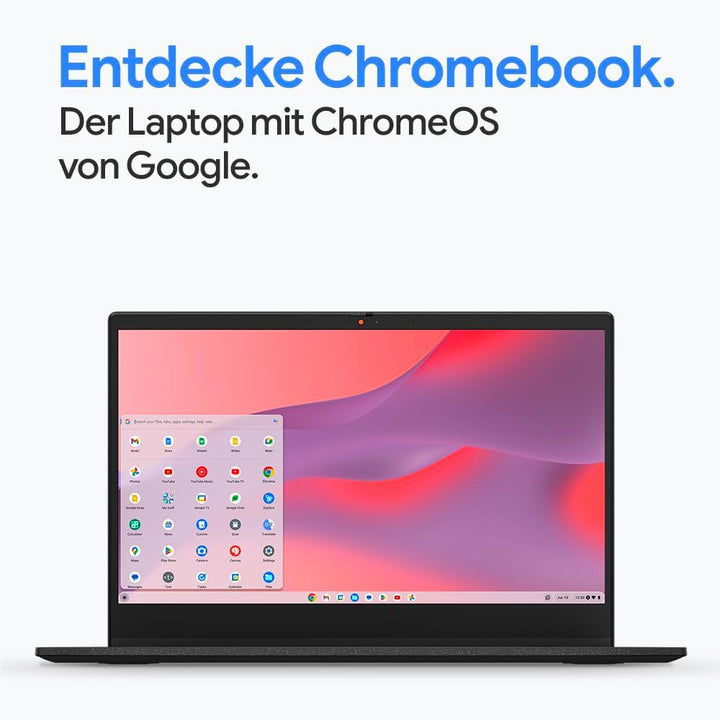 HP Chromebook x360, 14" Touchscreen, Intel Prozessor N100, 4 GB DDR4 RAM,128GB eUFS, Intel UHD Graph