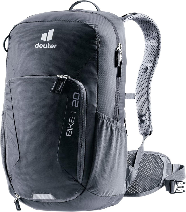 deuter Herren Bike I 20 Fahrradrucksack (1er Pack) 20 Lang Black-black, 20 Lang Black-black