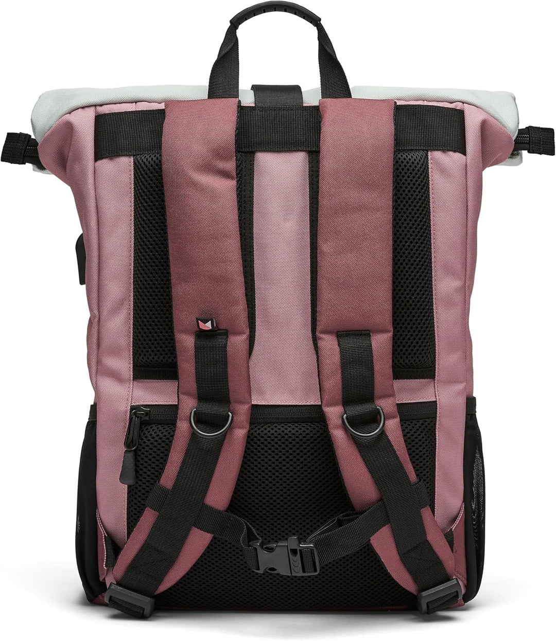 Ela Mo Rucksack Damen - Rolltop schön u. durchdacht - Laptop Rucksäcke für Frauen - Anti Diebstahl T