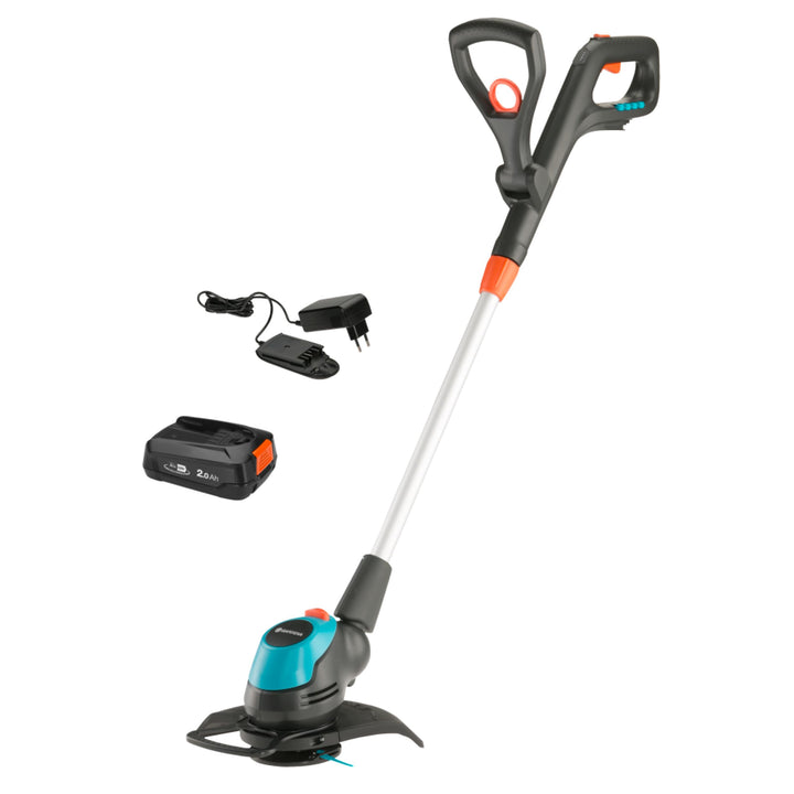 Gardena Akku-Trimmer EasyCut 23/18V P4A Ready-To-Use Set: Rasentrimmer mit 230 mm Schnittkreis, vers