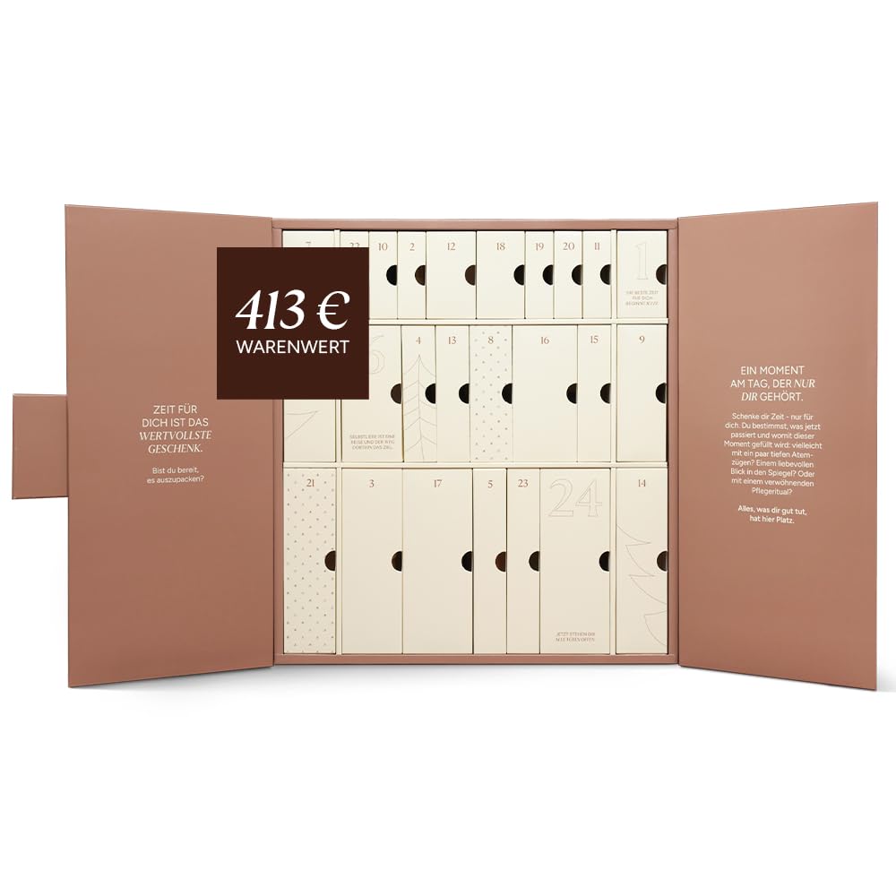 JUNGLÜCK Premium Adventskalender 2025 - Unser Beauty Weihnachtskalender für jeden Hauttyp - 24 Wohlf