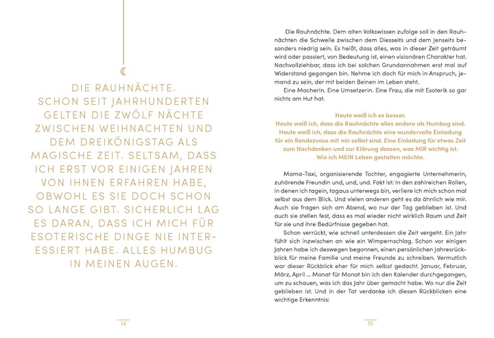 Rauhnächte – 12 Tage nur für dich: Klarheit schaffen, loslassen und Neues wagen, Gebundenes Buch