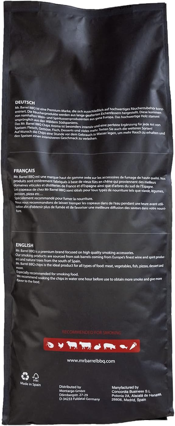 MR0001.13 Smoking Chips XL Cognac, 2,7 kg, Cognac
