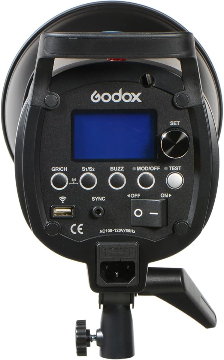 GODOX Photostudio Strobe Blitzlicht QS400II 400W 5600K mit 150W Modellierung Lampe für Studios (QS40