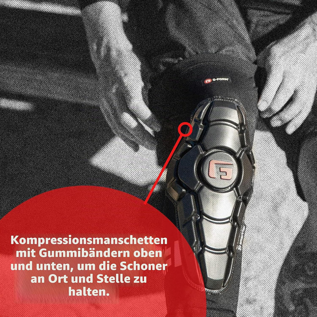 G-Form Pro-X3 Knieschützer - Dirt Bike &amp; Mountain Bike Knieschützer - Fahrradzubehör - Triple Matte
