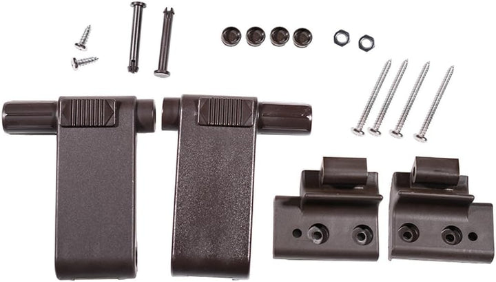 Griffhebel-set und Konsolen-Set Braun Ersatzteil für Braas Atelier-Fenster Kompatibel mit BA/DA 1992