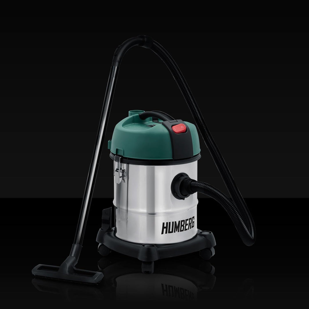 Humberg Industriesauger Nass Und Trockensauger 20 l 1200 W Industriestaubsauger Ohne Beutel Werkstat