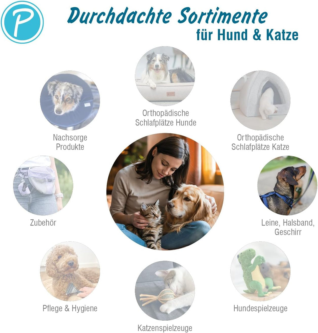 Petlando Hundegeschirr Anti Zug, leicht anzulegen, ohne über den Kopf zu ziehen, stufenlos verstellb
