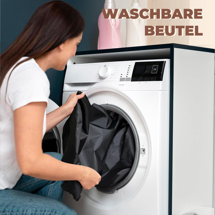 Pfandflaschen Behälter - Pfandsammler - Pfandflaschen Sammelbehälter Schwarz, Schwarz