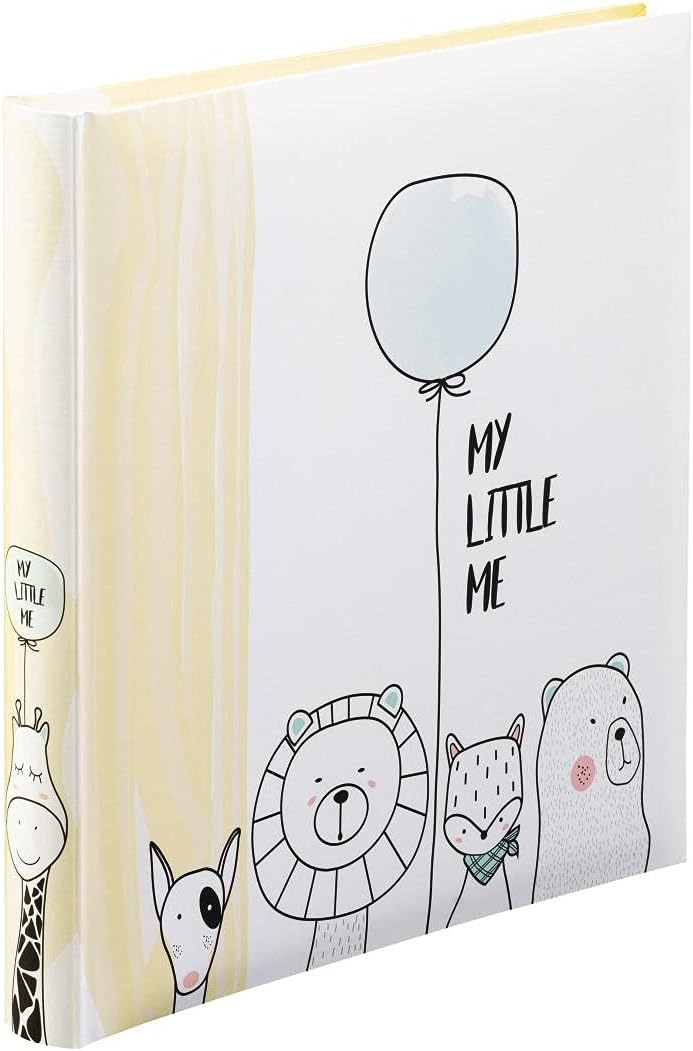 Hama Babyalbum "My Little Me" Baby-Fotoalbum mit 60 Seiten, Album-Format 29x32cm beige & Fototapes 1