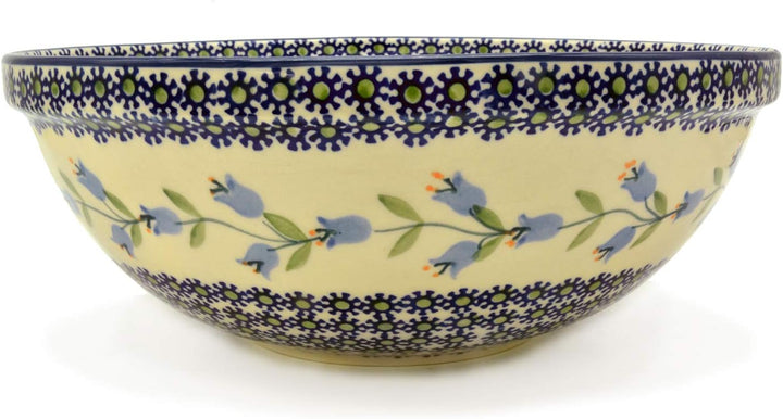 Bunzlauer Salatschale 24 cm (Dekor Agnes), Dekor Agnes