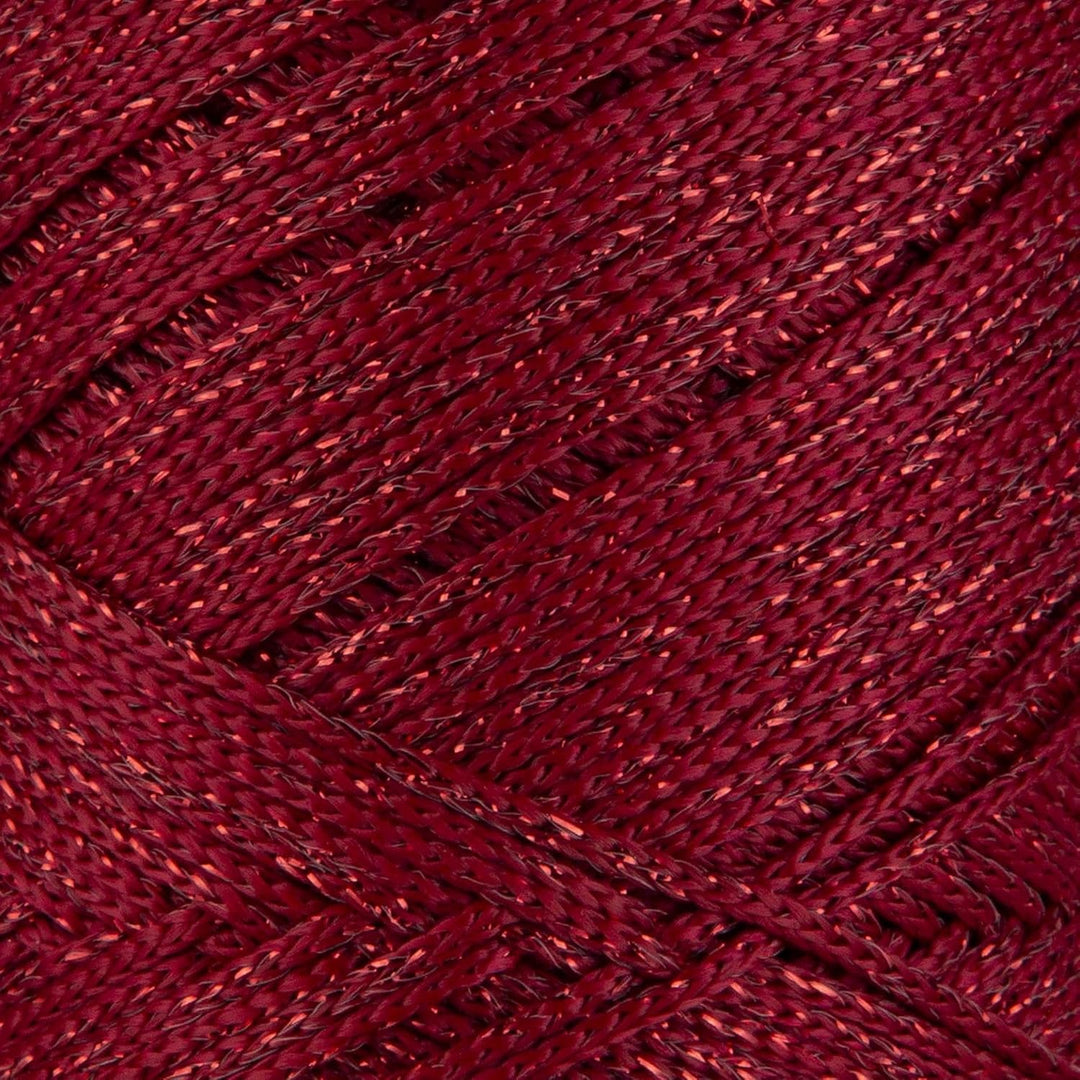 2 Garnstrange Sensy Premium 2 mm 230 Meter Glitzer Polyester-Seil, 90% Polypropylen, 10% Polyestersc