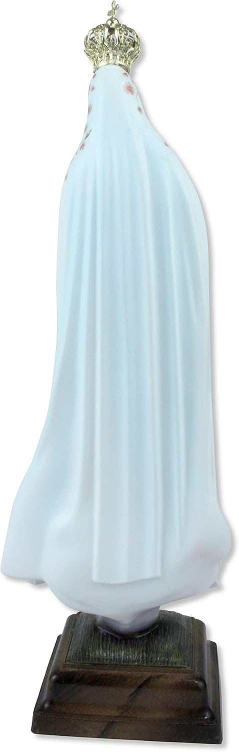 Proposte Religiose Statue Unserer Frau von Fatima aus Harz 27 cm - Augen aus Glas