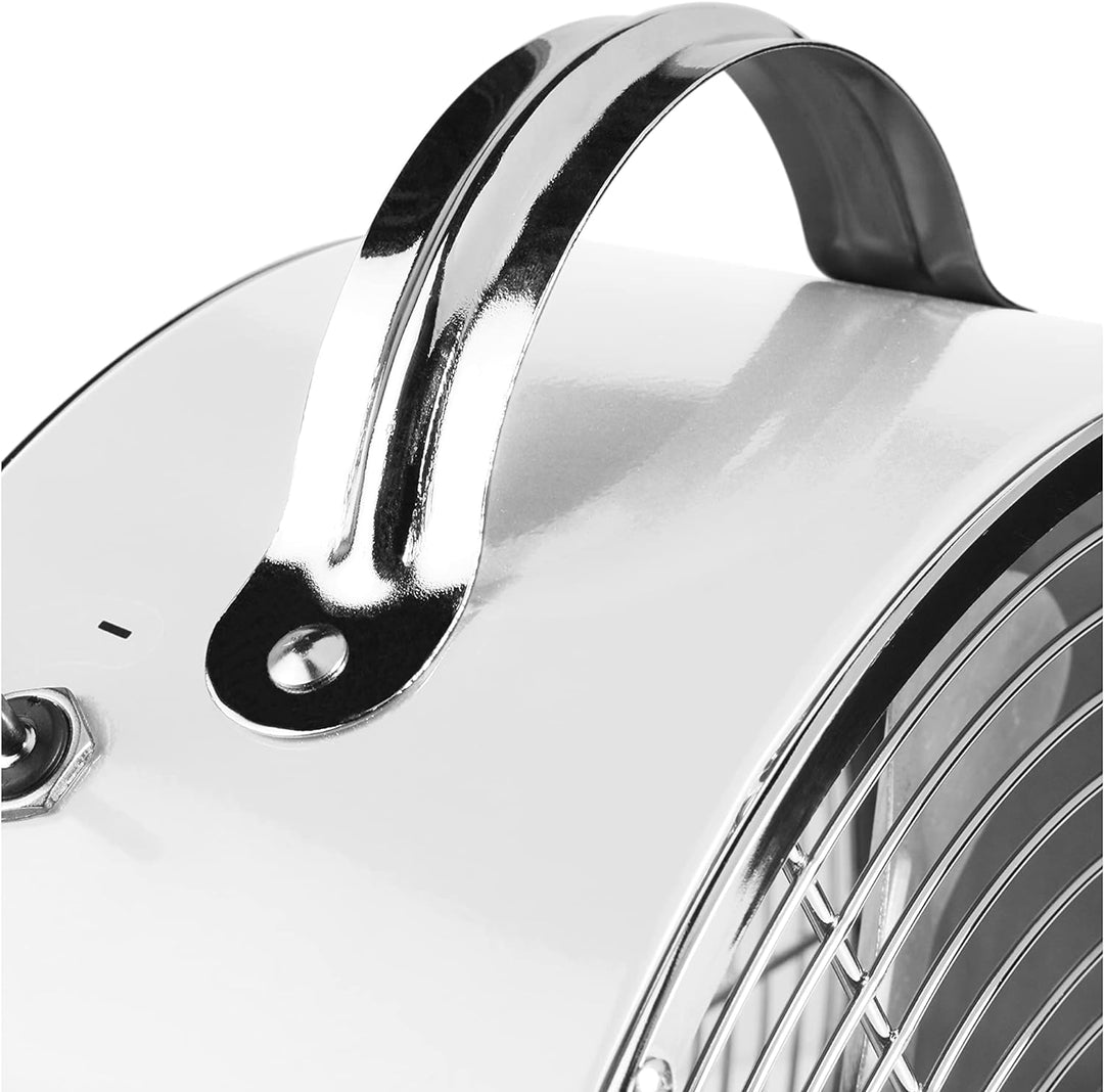 Tristar VE-5967 Retro Tischventilator - 20 W - 25 cm Ø - 2 Geschwindigkeitsstufen - Integrierter Gri