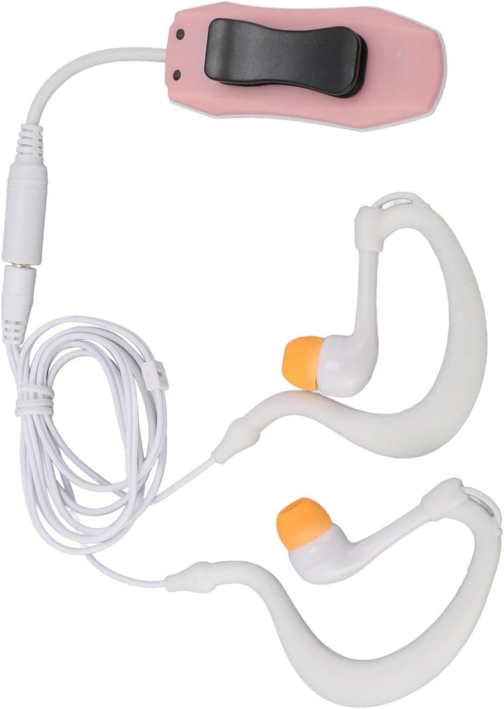 IPX8 Wasserdichter MP3-Player, Ergonomischer USB2.0-Musikplayer mit HiFi-Sound, Wasserdichter Kopfhö