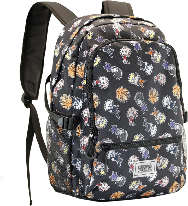 Naruto Wind-FAN HS Fight Rucksack, Schwarz