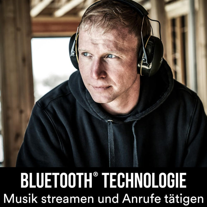 3M WorkTunes Connect 90543EC1, Kabelloser Gehörschutz mit Bluetooth®-Technologie & Kapselgehörschutz