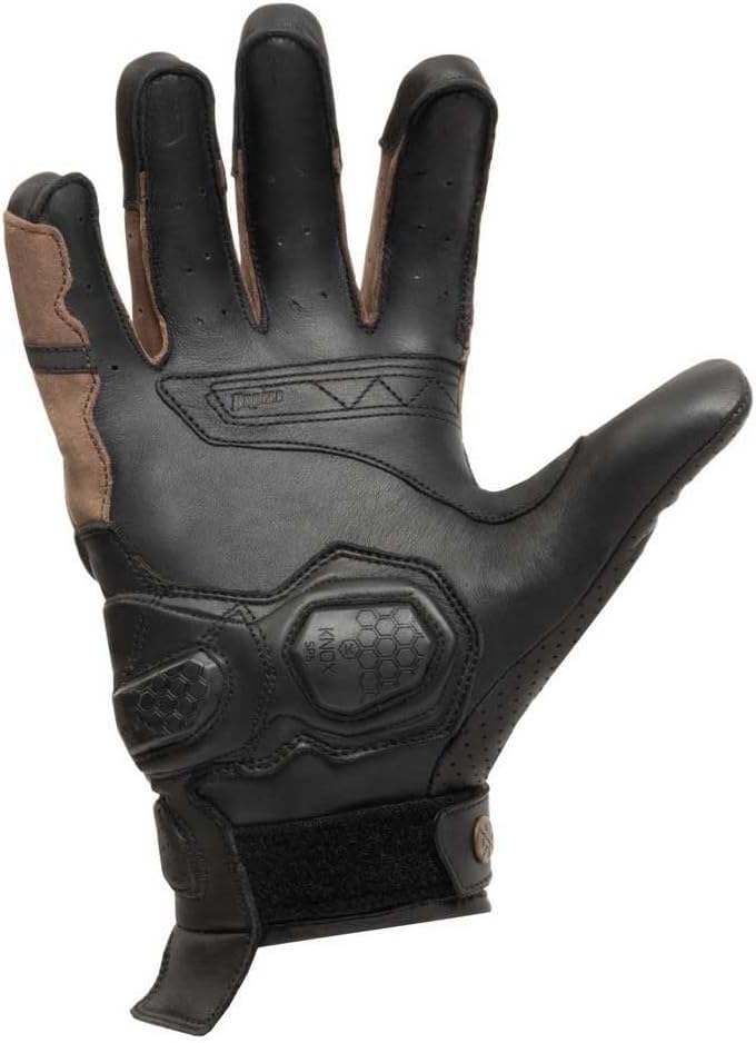 BROGER Ohio Motorradhandschuhe Herren | Rindsleder und Känguru Leder | Knox SPS Protektoren | Stossa