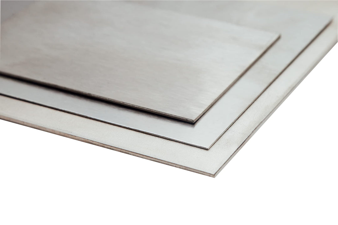 Nickel 200 Blech 0.5mm 2.4060 Platten Alloy 200 Ni 99.0% Zuschnitt nach Mass 100x450mm Nickelblech 0