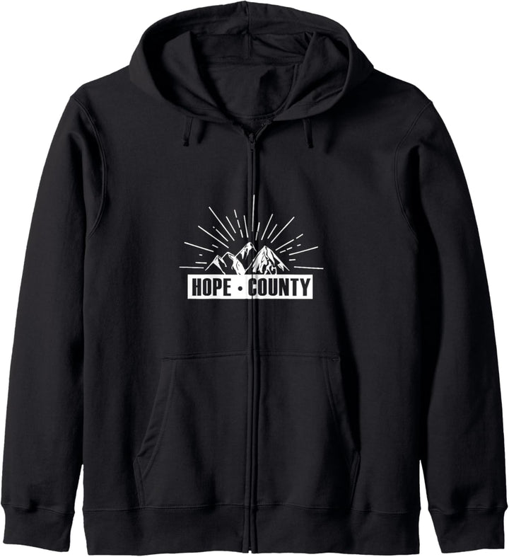 Hope County Shirt Positive Vibes Wochenendreise Land Kapuzenjacke