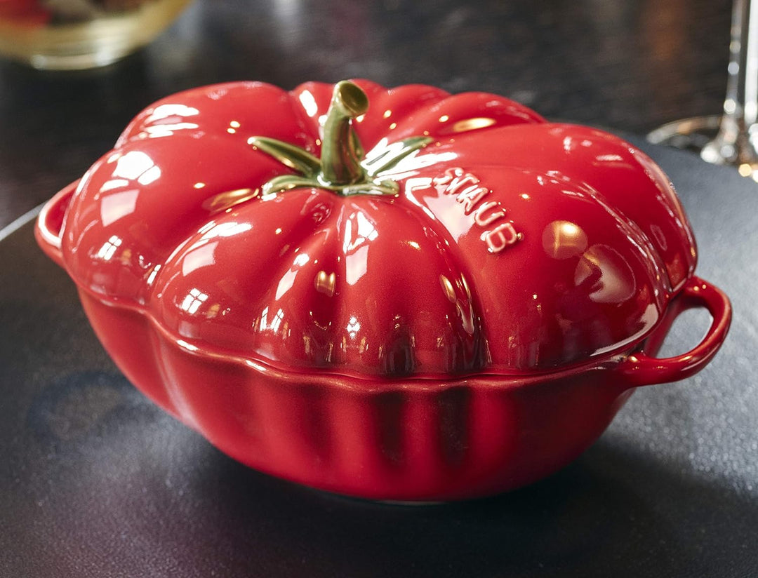 Staub 405118550 Tomaten Cocotte, 40511-855-0 emaillierte Oberfläche, Keramik