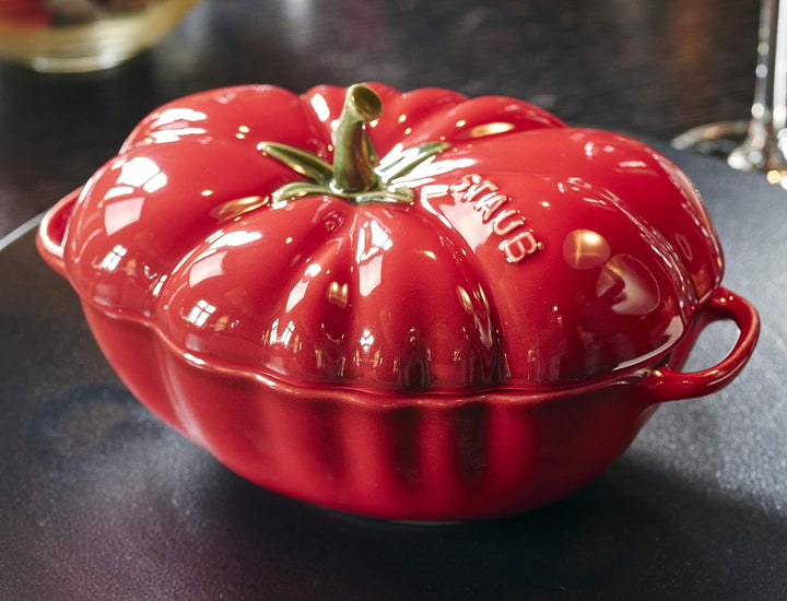 Staub 405118550 Tomaten Cocotte, 40511-855-0 emaillierte Oberfläche, Keramik