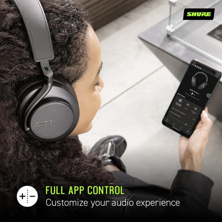 Shure AONIC 50 GEN 2 Kabellose Kopfhörer mit Noise Cancelling - Schwarz Gen 2 Schwarz, Gen 2 Schwarz