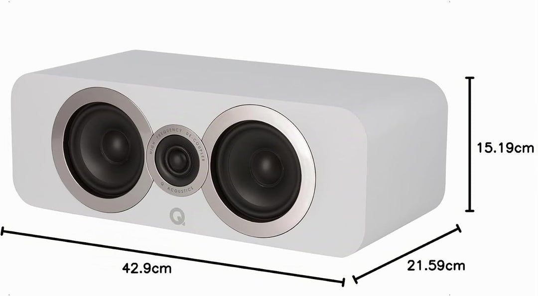 Q Acoustics Centerlautsprecher Q 3090 CI Weiss, Weiss