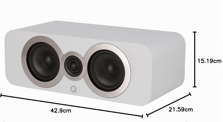 Q Acoustics Centerlautsprecher Q 3090 CI Weiss, Weiss