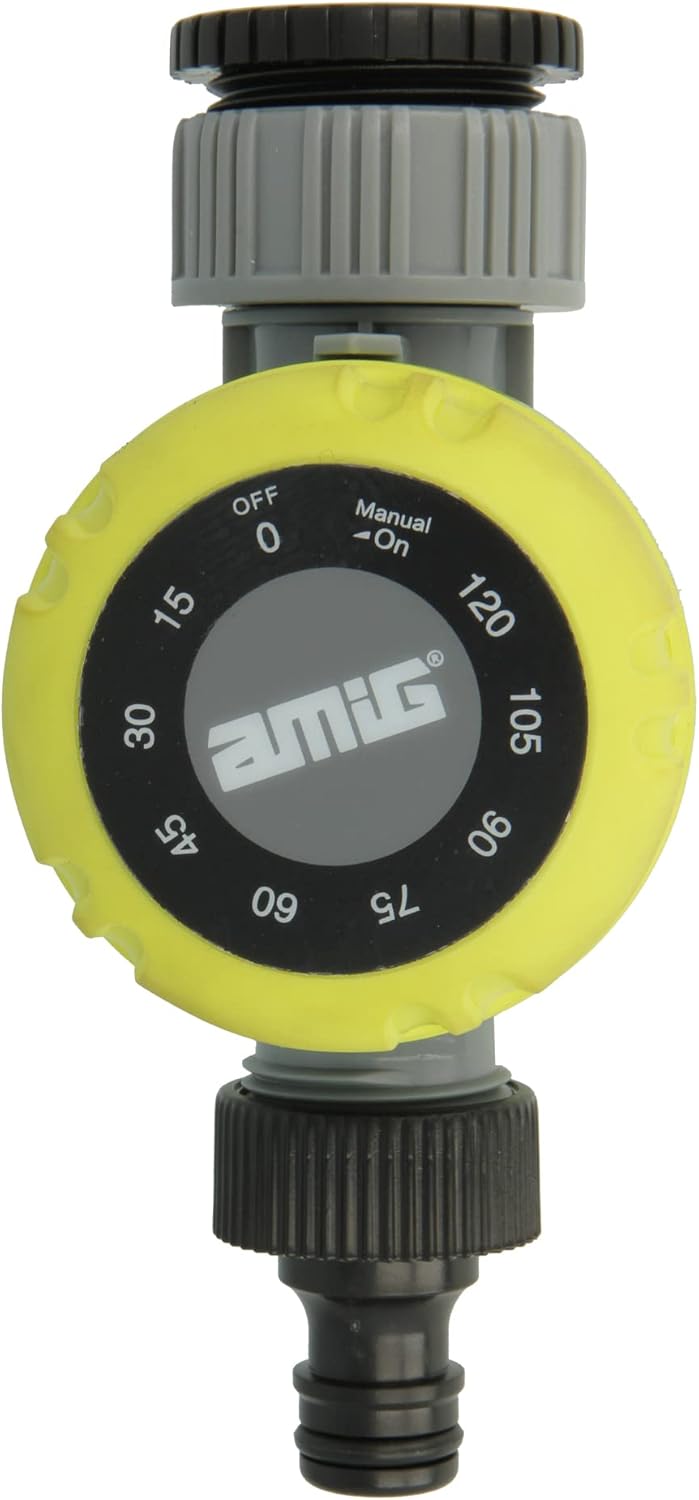 Amig - Manuelle Bewässerungsprogrammierung | Ø 60 x 80 mm | bis zu 2 Stunden Bewässerung | mit Schut