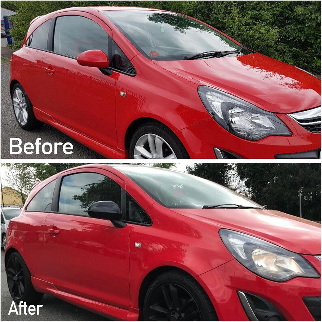 KYYET Rückspiegel-Abdeckkappe für Seitentür, kompatibel mit Corsa D 2006–2014 & Corsa E 2014–2019 (g