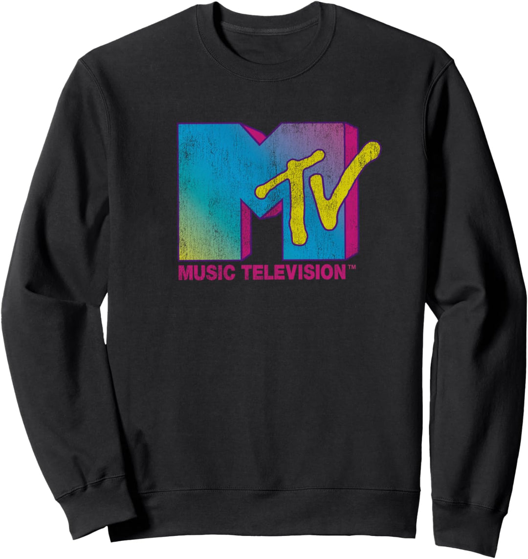 MTV Colorful Logo Music Television Sweatshirt