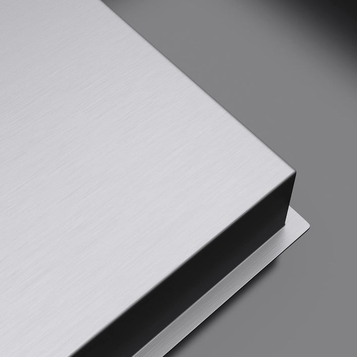 doporro Wandnische Dusche Silber 30 x 90cm | Duschablage Bad befliesbar aus Edelstahl | Duschregal U